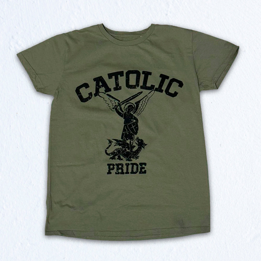 Camiseta Verde Catolic Pride
