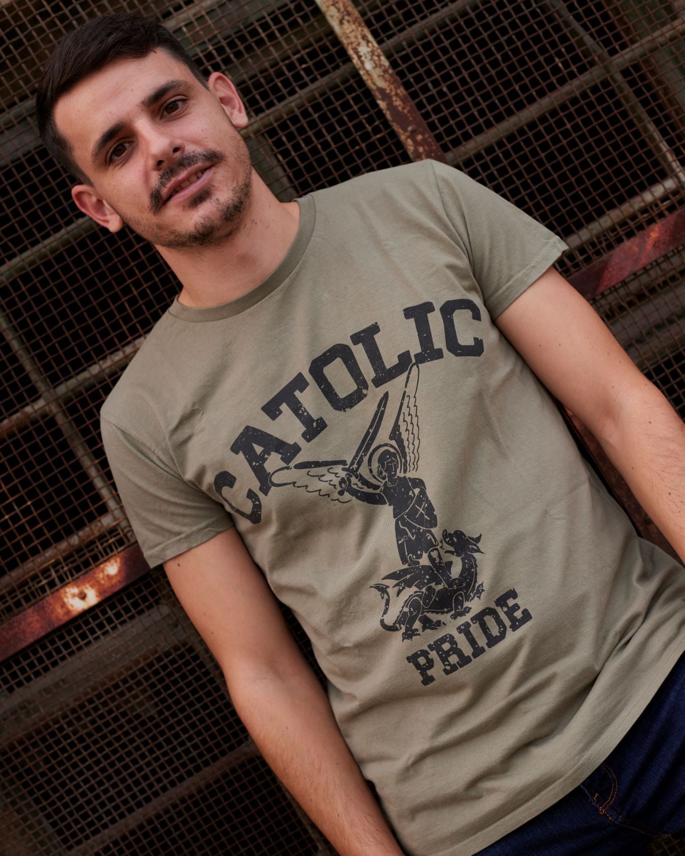 Camiseta Verde Catolic Pride