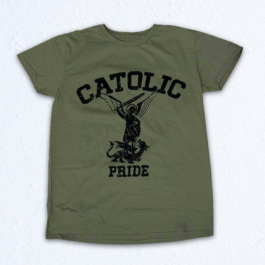 Camiseta Verde Catolic Pride